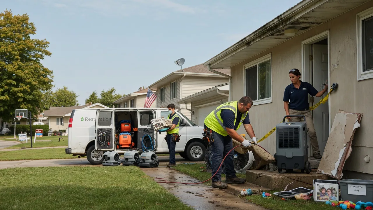 Water Damage Restoration in New Castle, IN near me